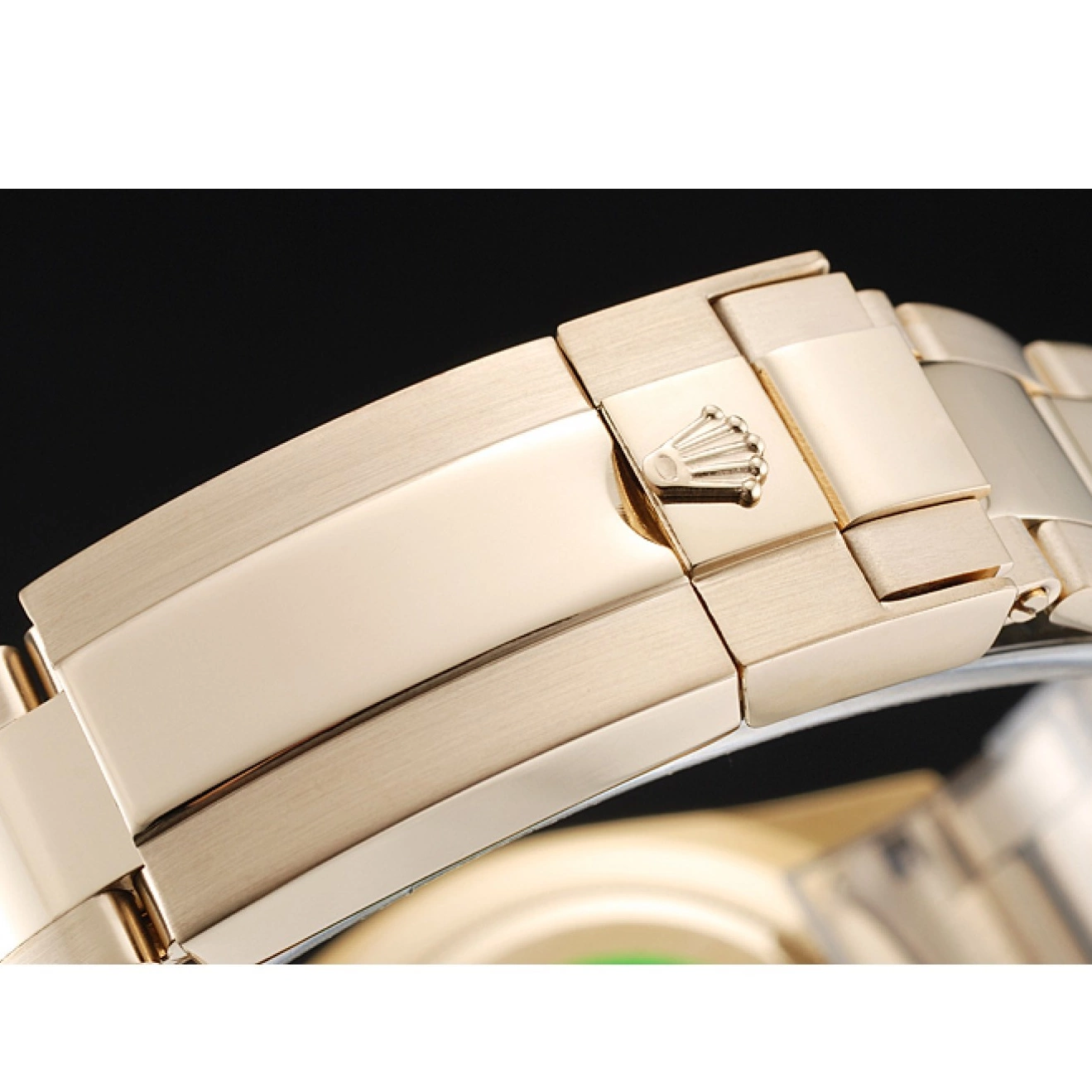 MiroTime 0810 Rolex Cosmograph Daytona Brown Dial Diamond Numerals Gold Case And Bracelet 1454245